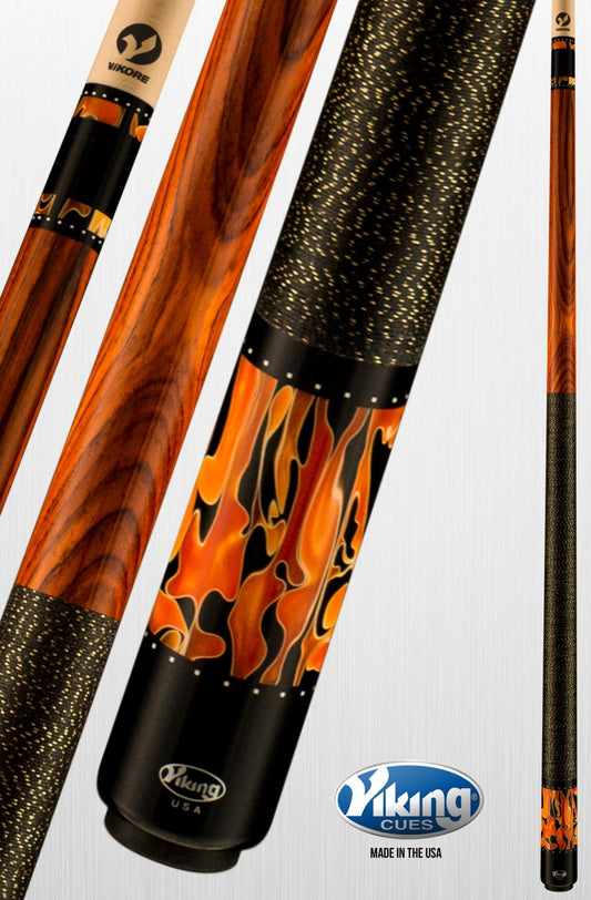 Viking Twilight TW0400 Pool Cue, Cocobolo, ViKORE Shaft, Linen Wrap