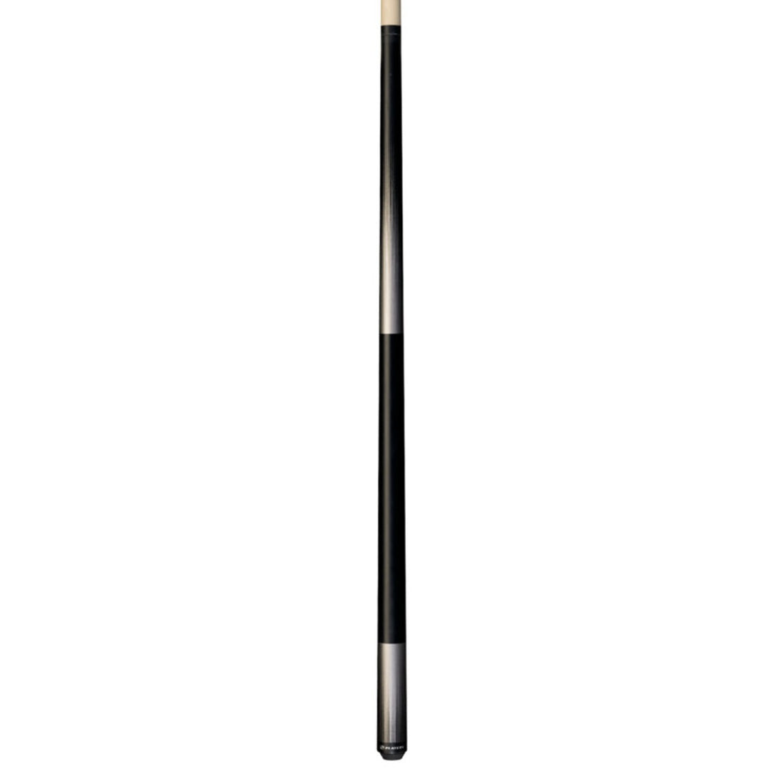 Players Sonic Silver Matte Wrapless Pool Cue C701 - High-Impact Ferrule, 15" Tap