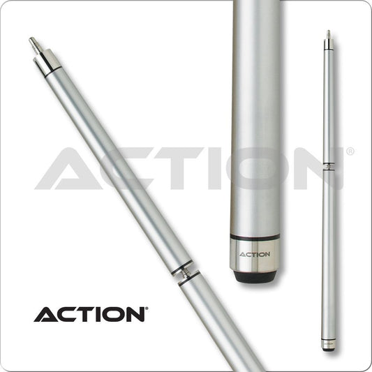 Action ACTBJ05 Silver Break Jump Cue 13mm Phenolic Tip Maple Shaft