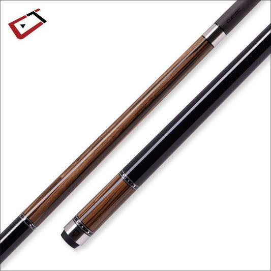 Cuetec Cynergy Truewood Ebony II Pool Cue 12.5mm Carbon Fiber Shaft No Wrap