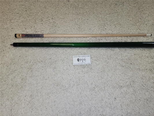 Viking Valhalla VA105 Hard Rock Maple 3 Silver Ring Pool/Billiard Cue - Green