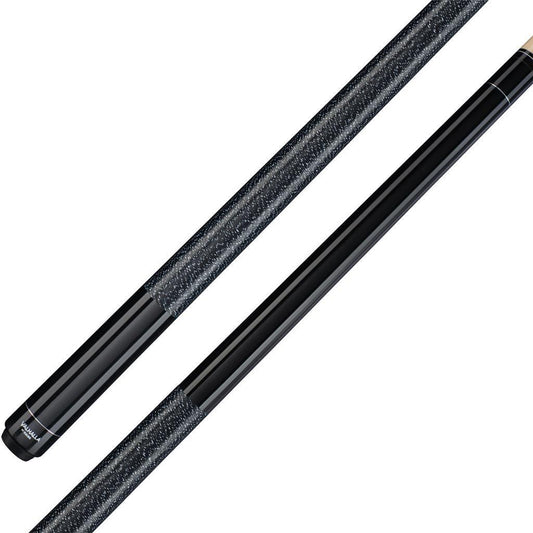 Viking Valhalla VA111 Hard Rock Maple Linen Wrap Pool/Billiard Cue - Black