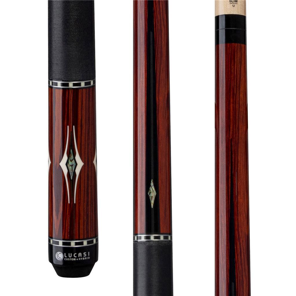 Lucasi LUX 62 Custom Cue Uniloc 11.75MM LTD New, Fast Shipping!
