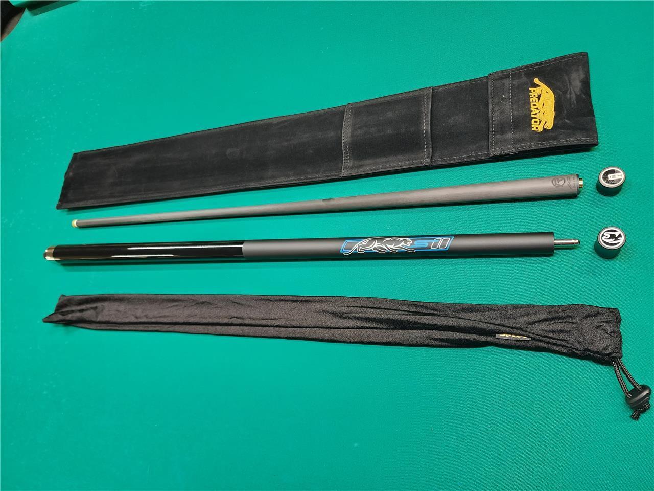 Predator Sport 2 Amp No Wrap Pool Cue Uniloc Revo 12.9 WVP Shaft New!! 2 butts