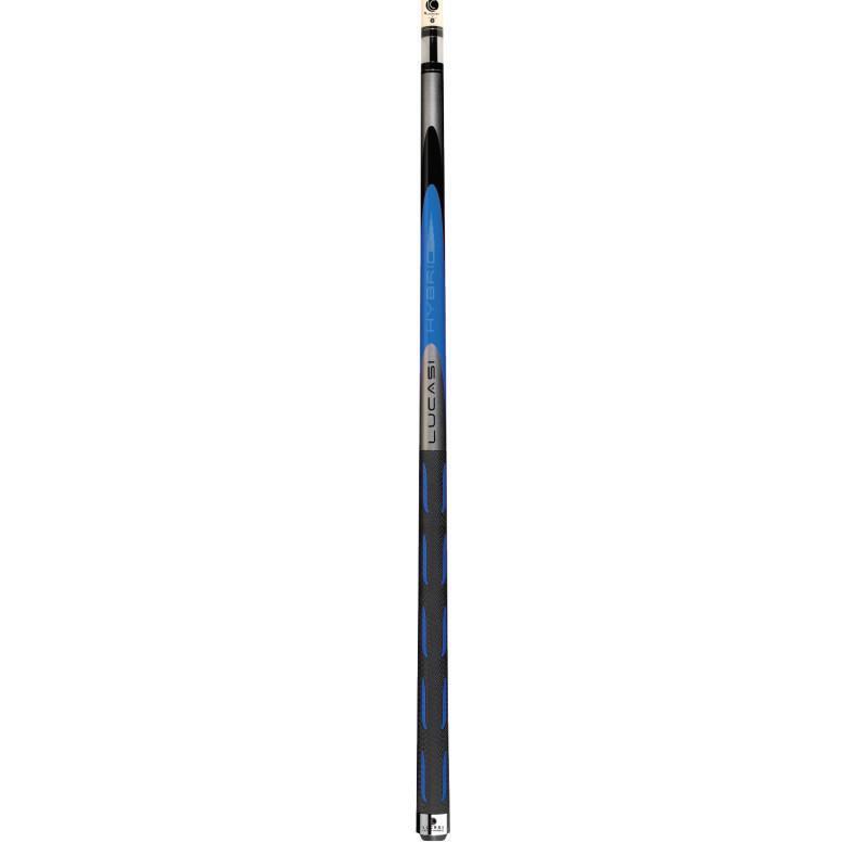 Lucasi Hybrid LH10 Matte Genesis Blue/Metallic Silver Pool/Billiard Cue Stic