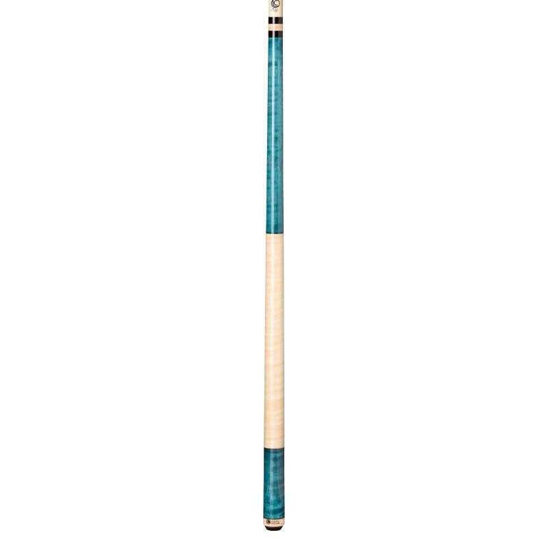Lucasi Custom LZC3 Aqua Stained Birdseye/Maple Wrap Pool/Billiard Cue Stick