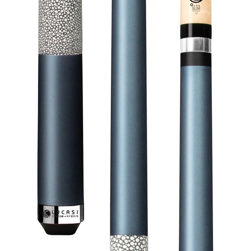 Lucasi LZC8 Custom Pool Cue - Leather Wrap, 11.75mm Uni-loc® Lifetime Warranty
