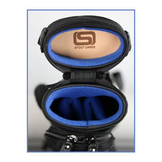 Stout Pool Cue Case BK23S 2 Butts x 3 Shafts Free US Shipping!