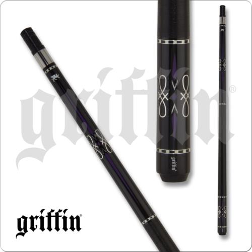 Griffin GR62 Pool Cue w/ Joint Protectors & FREE Shipping 19oz