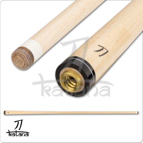 Katana KAT01 Black Points Cue Pool Cue w/ Joint Protectors & FREE Shipping