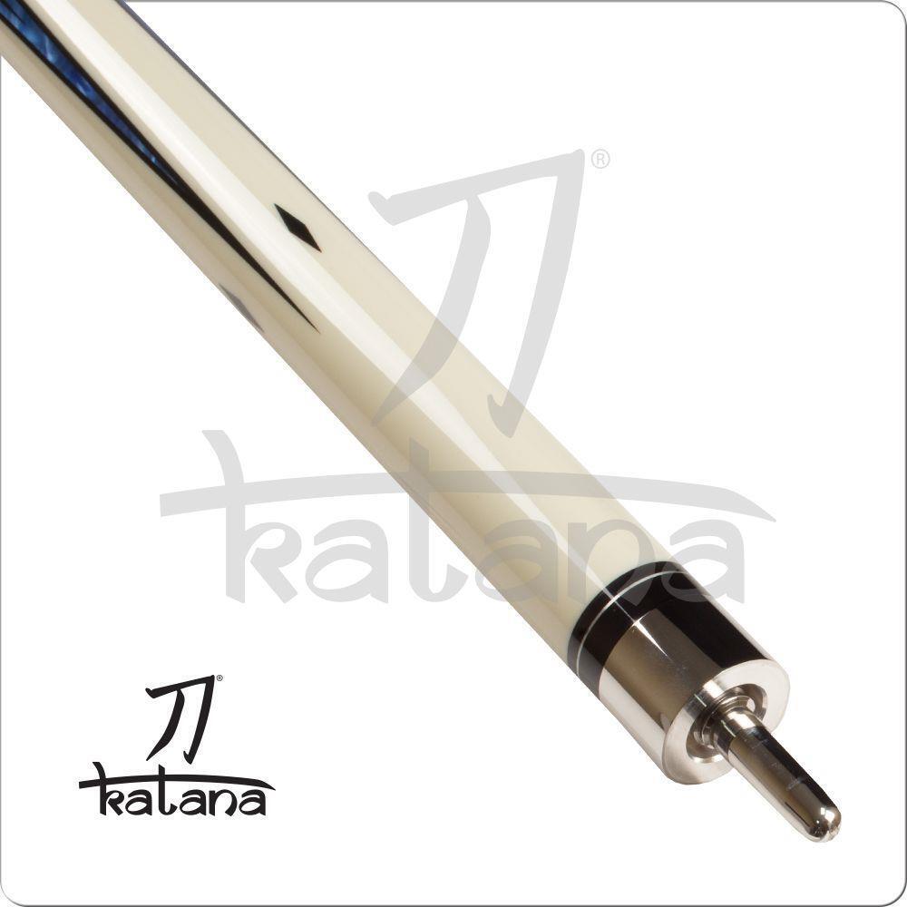 Katana KAT03 Cream with Black Cue Pool Cue w/ Joint Protectors & FREE Shipping