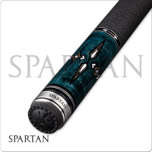 Spartan SPR08 Pool Cue Blue and Grey Leather Wrap 12.75 mm Shaft! Free Shipping!