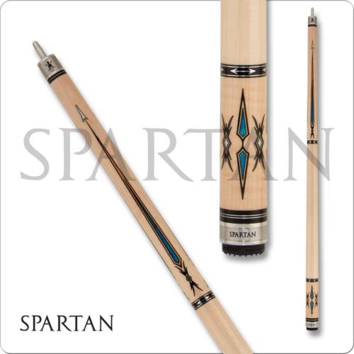 Spartan SPR04 Pool Cue Tiger Striped Maple No Wrap 12.75 mm Shaft! Free Shipping