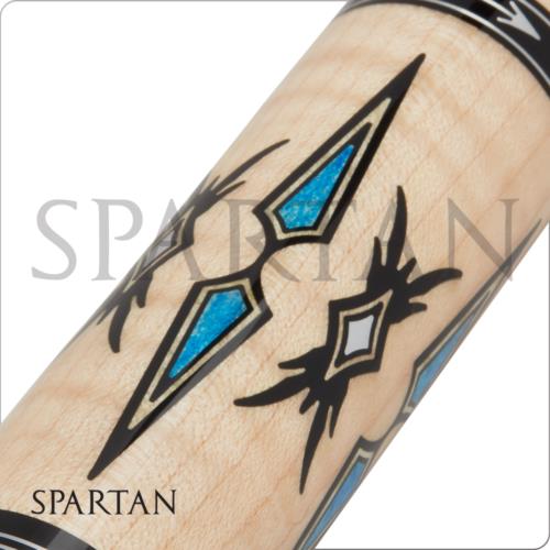 Spartan SPR04 Pool Cue Tiger Striped Maple No Wrap 12.75 mm Shaft! Free Shipping