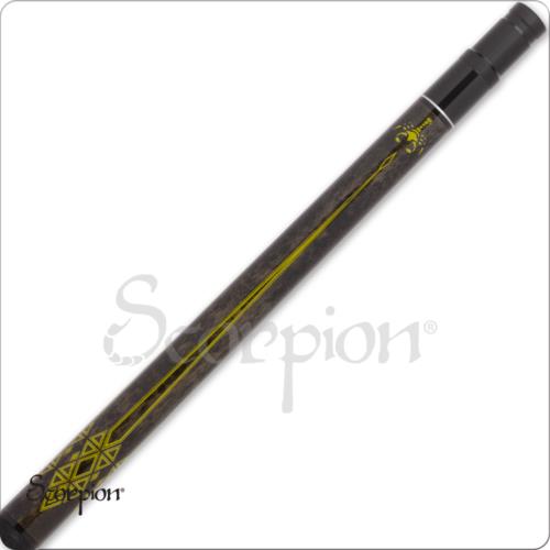 Scorpion SW12 Pool Cue Black and Grey 19oz Free Shipping!