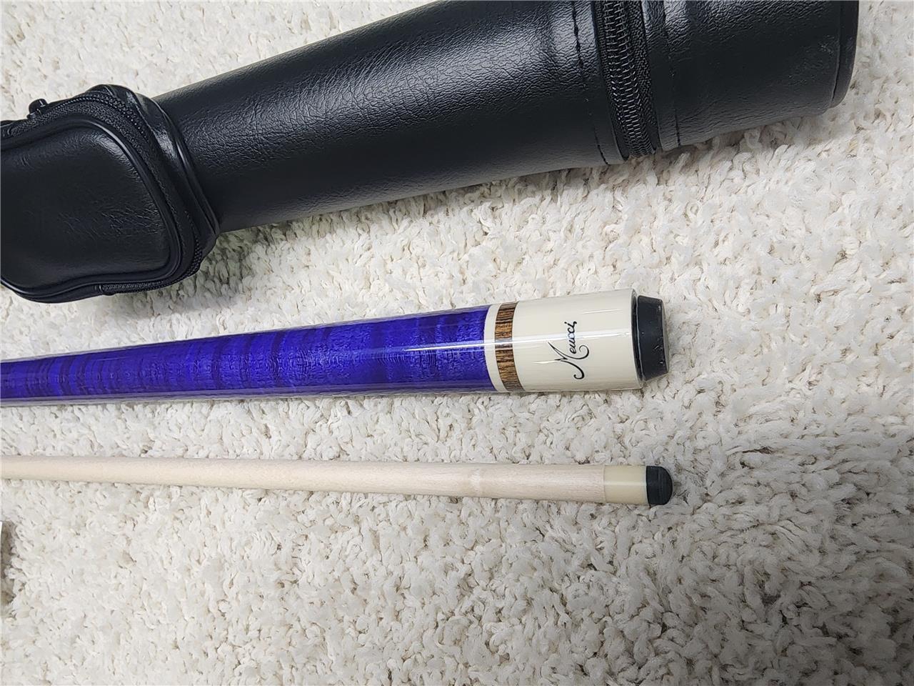Meucci ANW-1 Purple Stained Pool Cue w/ Pro Shaft & Free Hard Case!