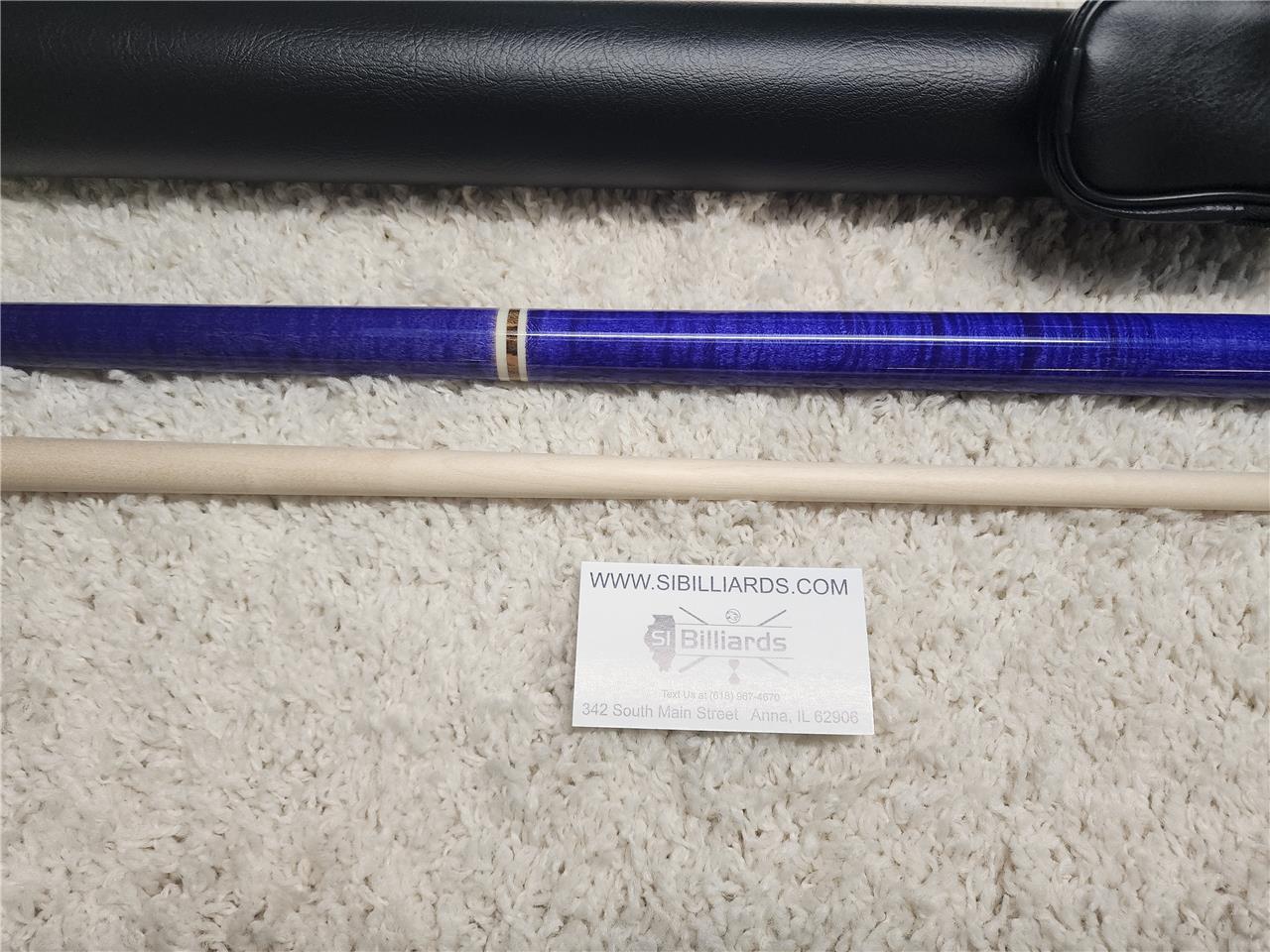 Meucci ANW-1 Purple Stained Pool Cue w/ Pro Shaft & Free Hard Case!