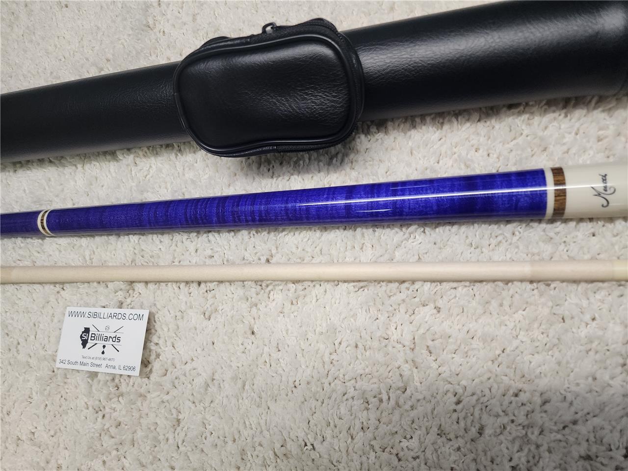 Meucci ANW-1 Purple Stained Pool Cue w/ Pro Shaft & Free Hard Case!