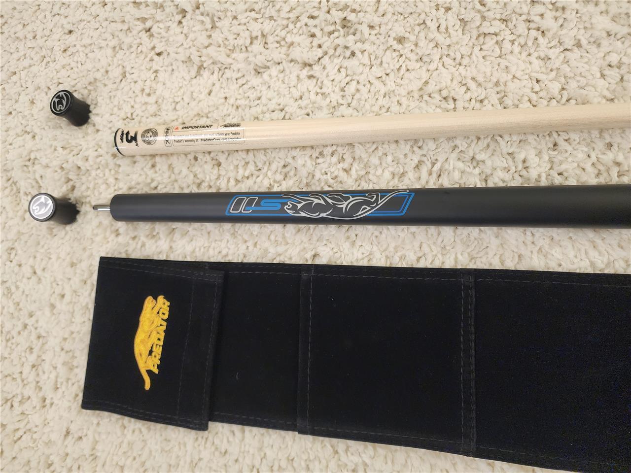 Predator Sport 2 Amp No Wrap Pool Cue Uniloc with Z-3 11.85 mm Shaft New!!!