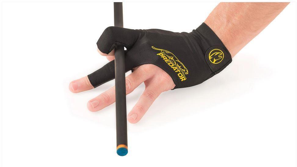 New Predator Second Skin Black/Yellow Glove - L/XL One size - LEFT Hand Pool Glo