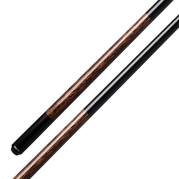 KODA POOL CUE KD20 Black Butt w/ Palm Wood Decal Wrap & Maple Shaft 19 oz 12.75