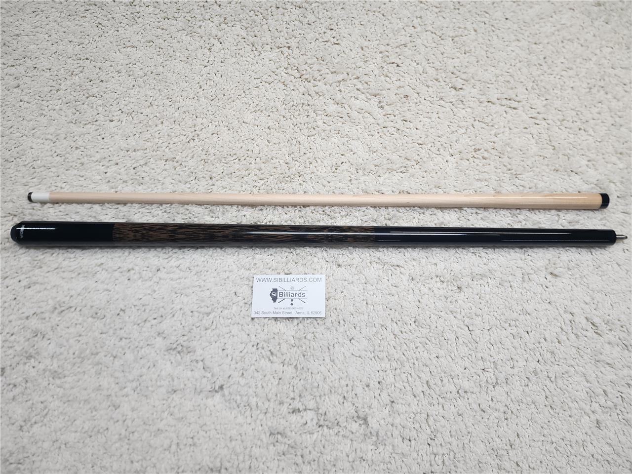 KODA POOL CUE KD20 Black Butt w/ Palm Wood Decal Wrap & Maple Shaft 19 oz 12.75