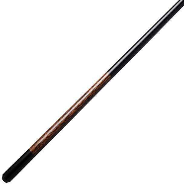 KODA POOL CUE KD20 Black Butt w/ Palm Wood Decal Wrap & Maple Shaft 19 oz 12.75