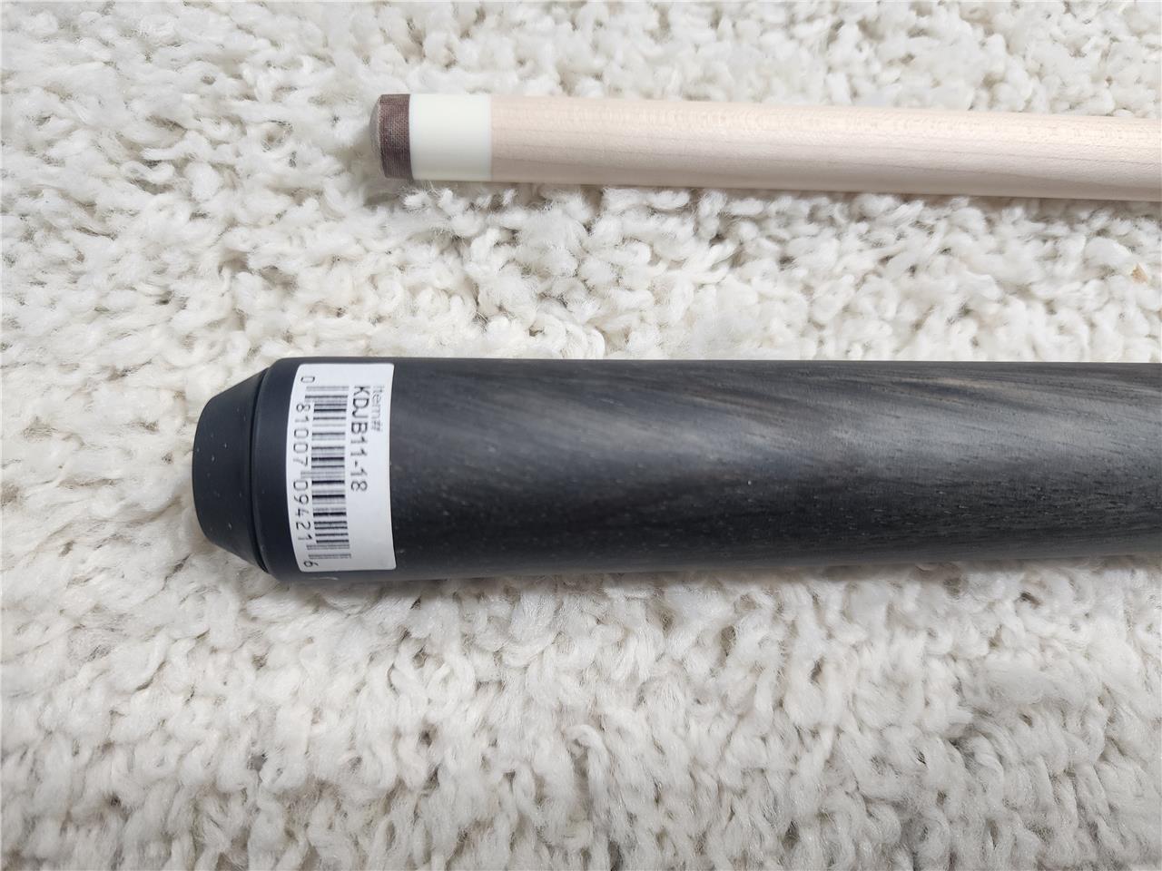 Koda KDJB11 Black and Zebrawood Jump/Break Pool Cue 19 oz 13.75mm Phenolic Tip