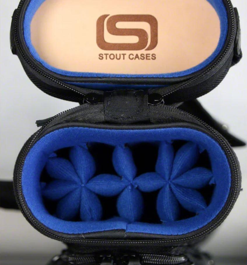 Stout 4 Butt 8 Shaft 4B/8S Hard Black Billiards Pool Cue Stick Case BK48S