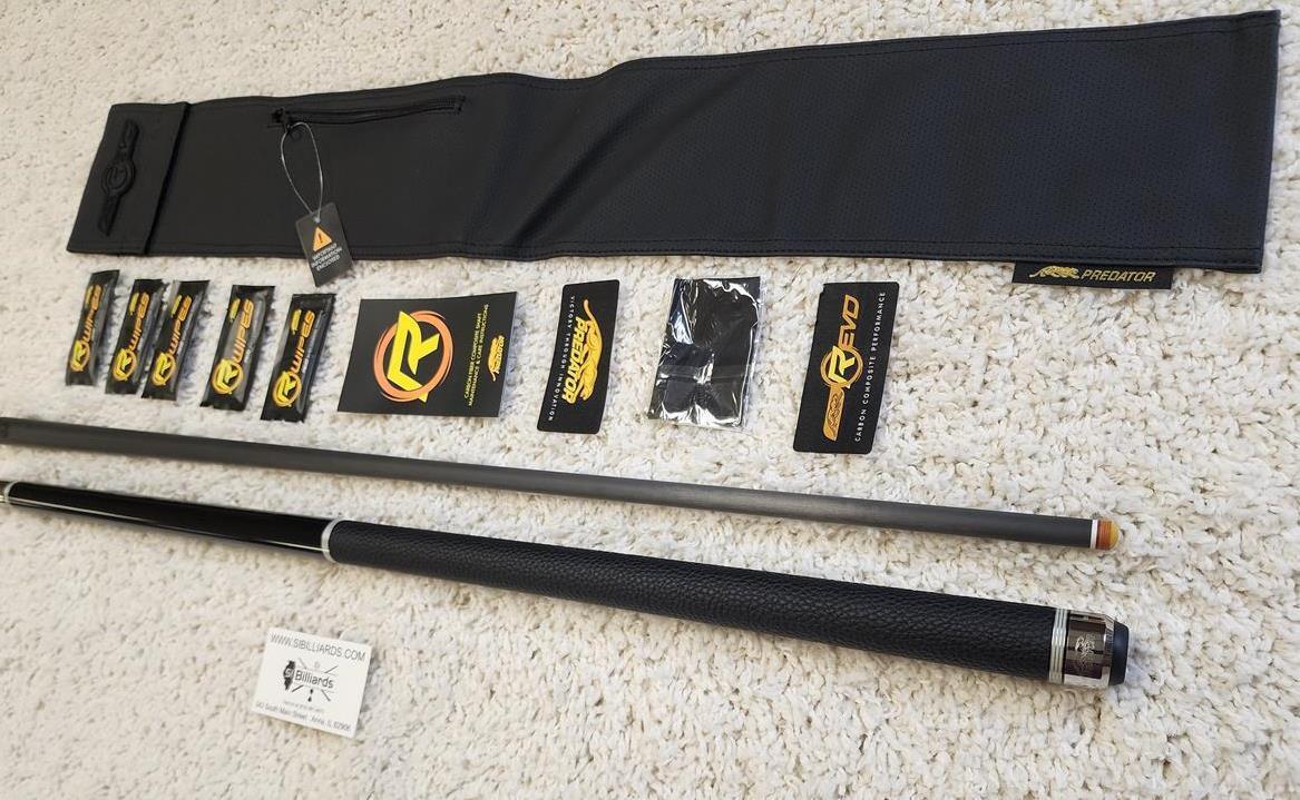 Predator 9K-1 Pool Cue - UniLoc Revo 11.8 mm + Jt. Caps & Case