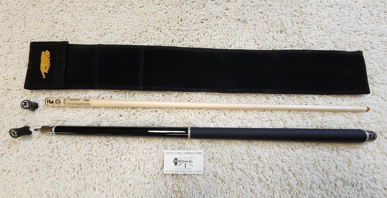 NEW Predator 9K-1 Pool Cue - UniLoc Z-3 11.85mm + Jt. Caps & Case