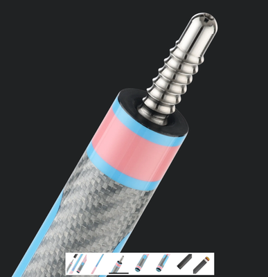 Poison by Predator Candy Series 12.4mm Carbon Fiber Shaft -Pink/Blue - No Wrap