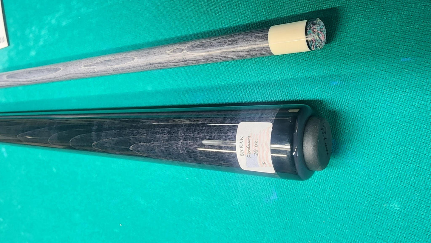 Pechauer Naked Break Pool Cue w/ 13mm Black Ice Break Shaft! Free 1x1 Hard Case!