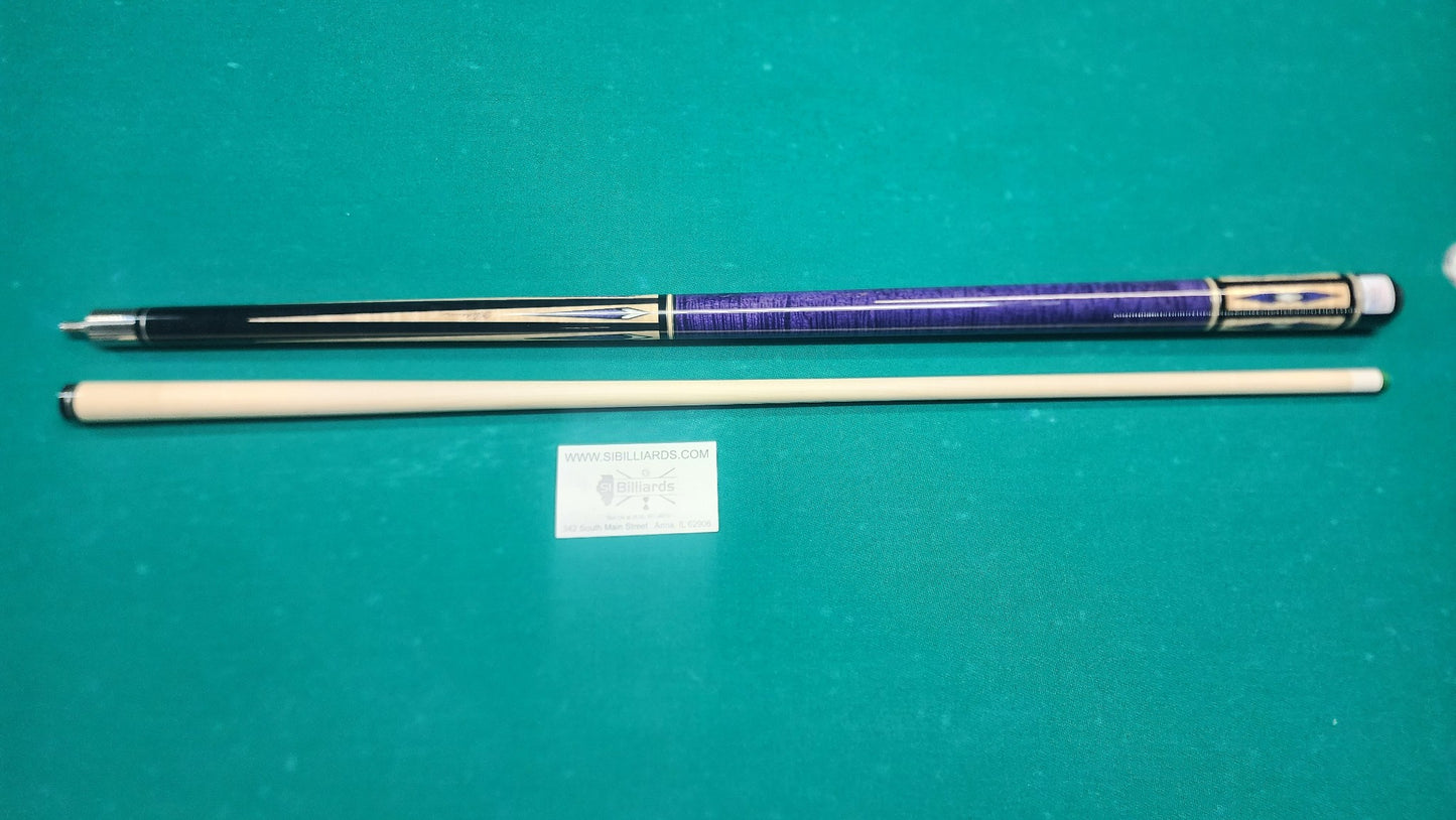 Pechauer P11-N Pro Series Purple Pool Cue, w/ 12.75mm Shaft! Free 1x1 Hard Case!