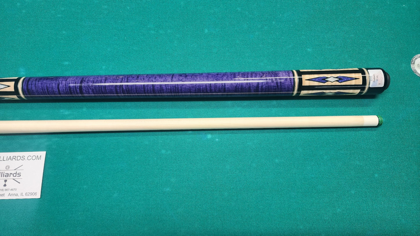 Pechauer P11-N Pro Series Purple Pool Cue, w/ 12.75mm Shaft! Free 1x1 Hard Case!