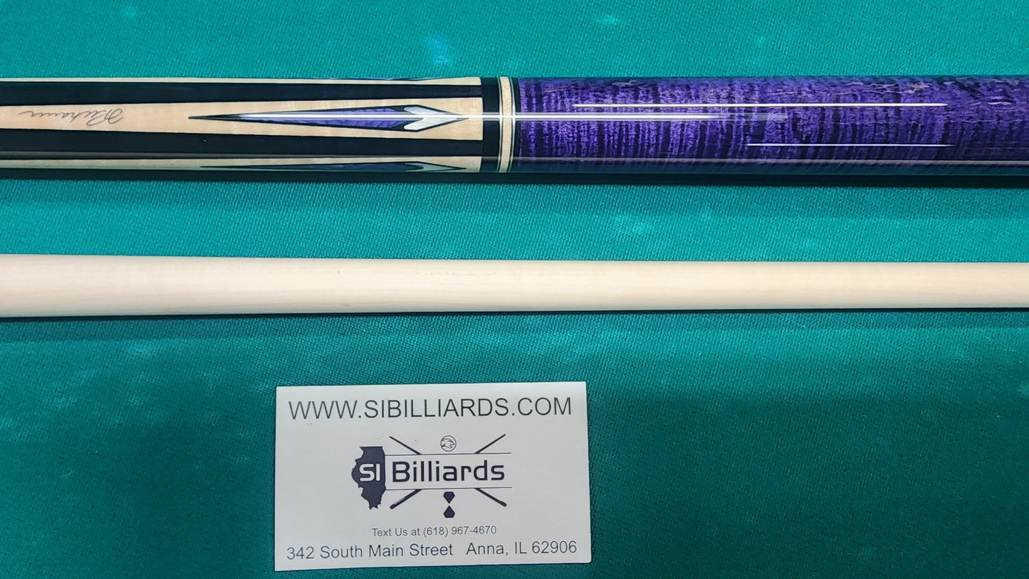 Pechauer P11-N Pro Series Purple Pool Cue, w/ 12.75mm Shaft! Free 1x1 Hard Case!