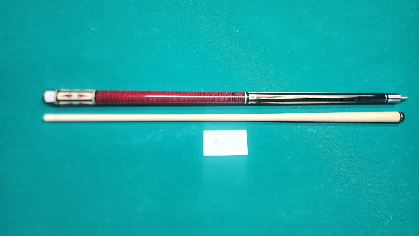 IN STOCK, Pechauer P11-N Pro Series Red Pool Cue, w/ 12.75mm Shaft! In stock!