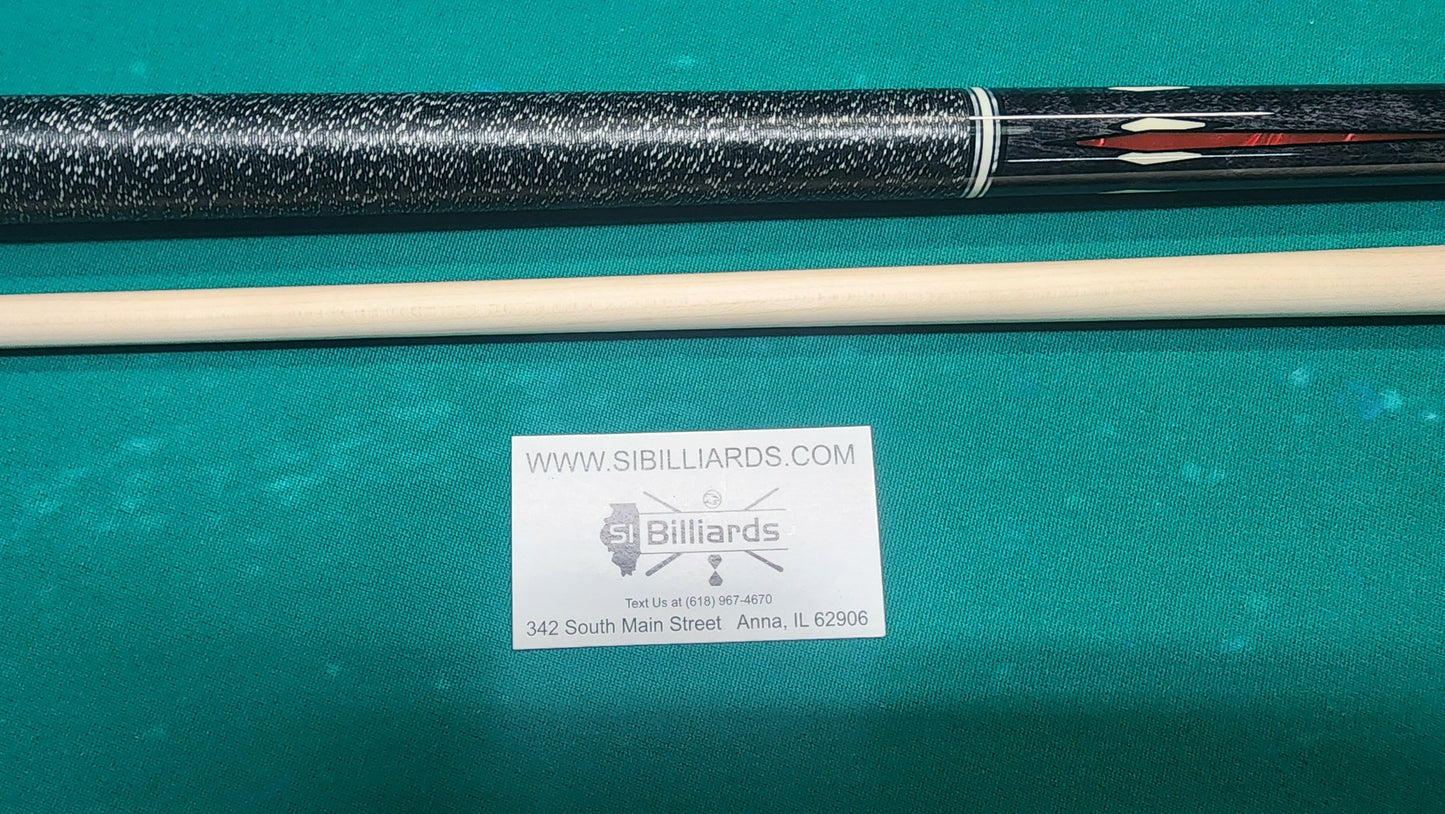 Pechauer JP12-S Pro Series Grey Pool Cue, w/ 12.75mm Shaft! Free 1x1 Hard Case!