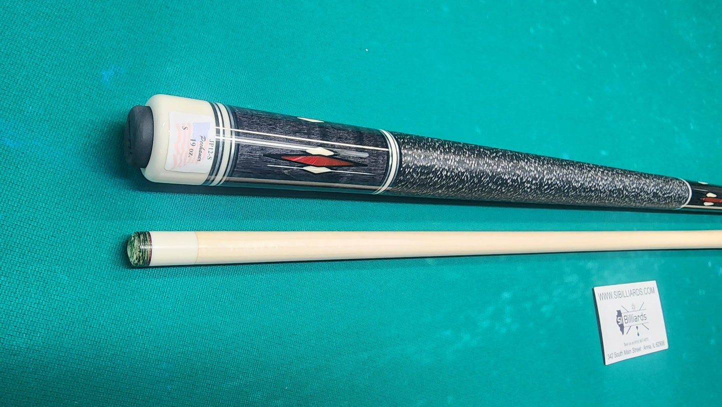 Pechauer JP12-S Pro Series Grey Pool Cue, w/ 12.75mm Shaft! Free 1x1 Hard Case!