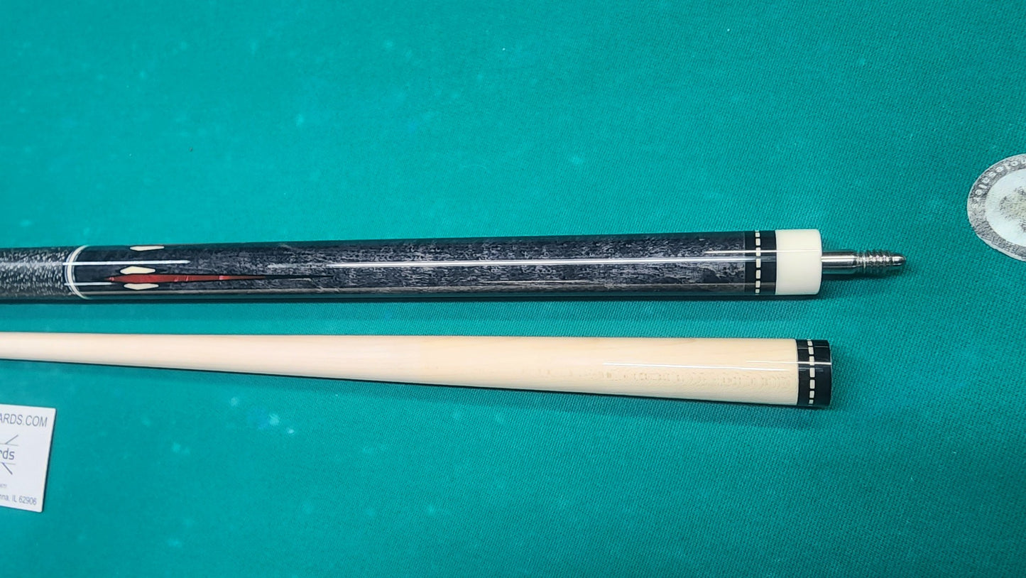 Pechauer JP12-S Pro Series Grey Pool Cue, w/ 12.75mm Shaft! Free 1x1 Hard Case!