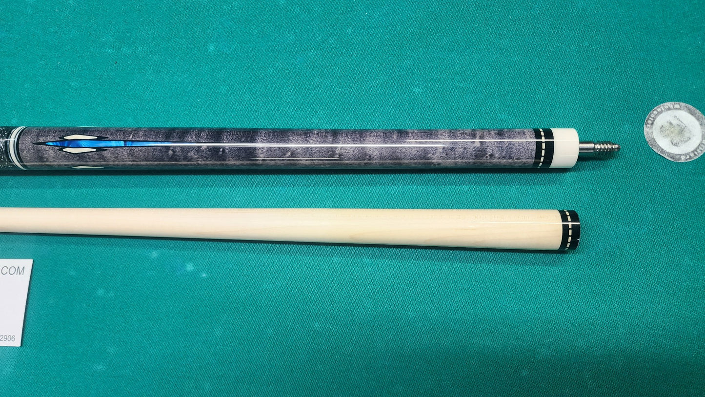 Pechauer JP12-S Pro Series Grey Pool Cue, w/ 12.75mm Shaft! Free 1x1 Hard Case!