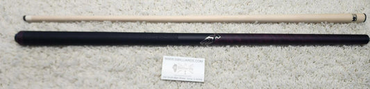 K2 Pool Cue KLCPL Purple w/ Leather Wrap Play Cue w/ Low Deflection 12.5MM Shaft
