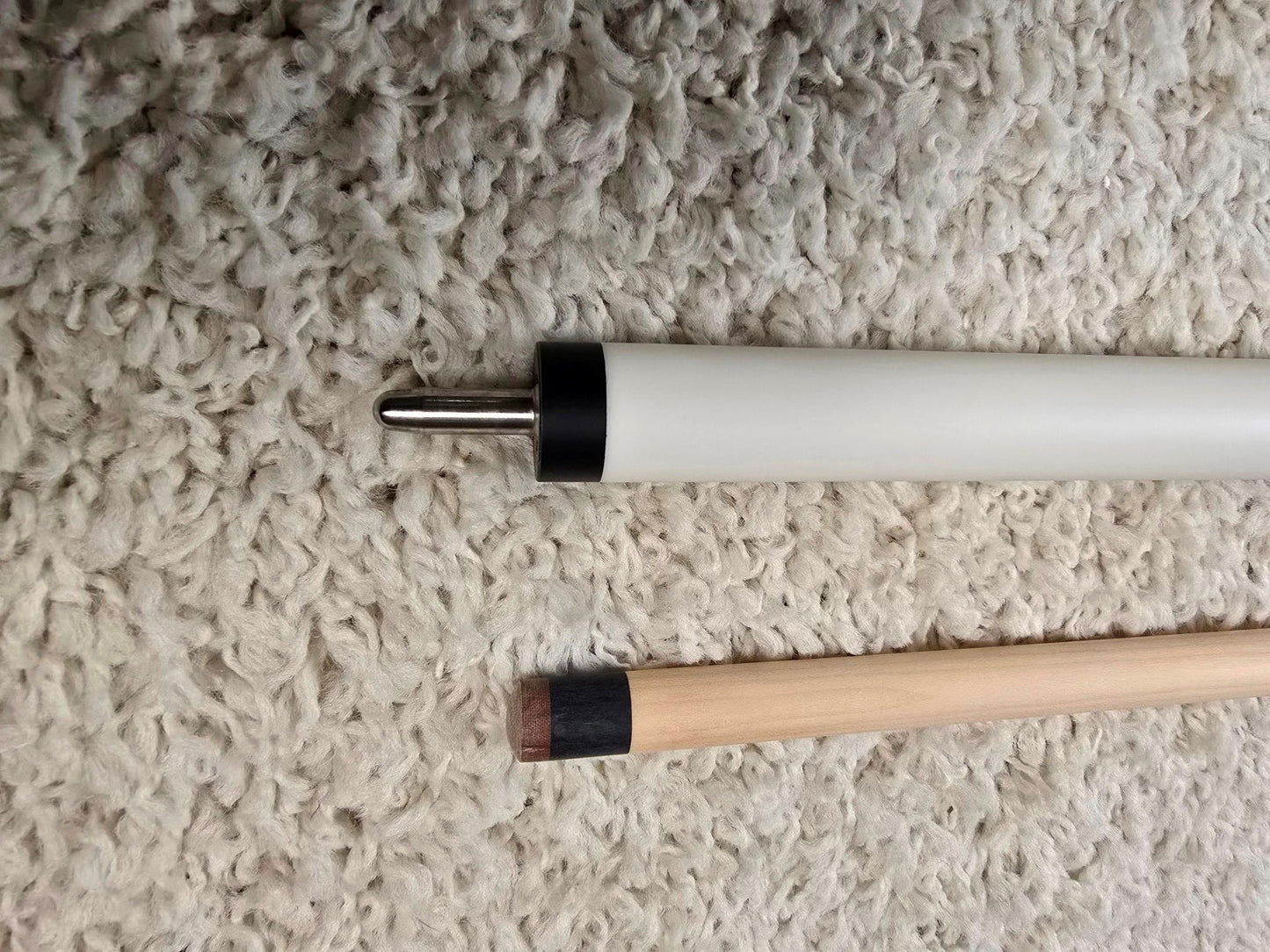 Koda KDHHWH Heavy Hitter Break/Jump Cue - Black/White 13.5mm Shaft Phenolic Tip