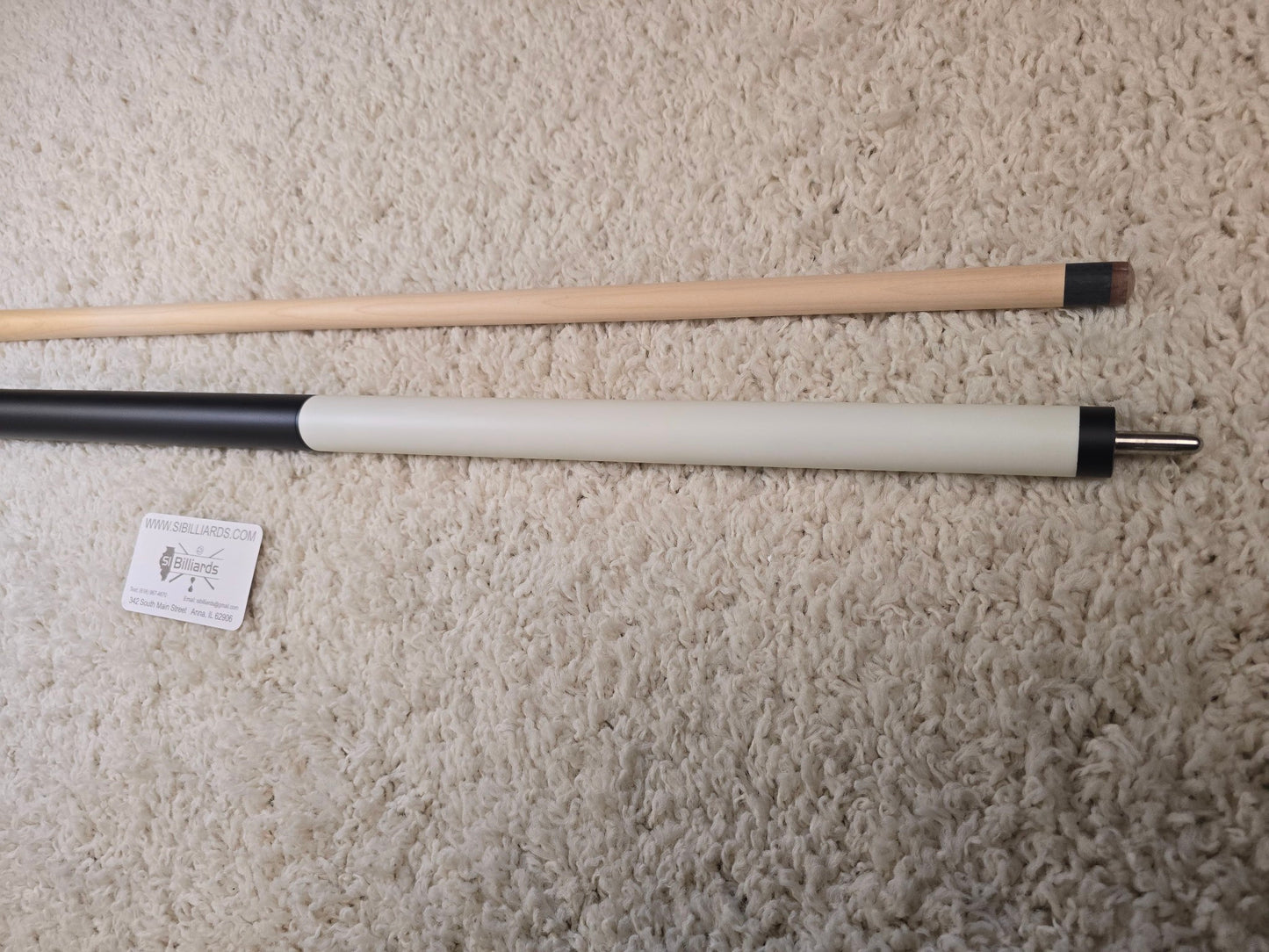 Koda KDHHWH Heavy Hitter Break/Jump Cue - Black/White 13.5mm Shaft Phenolic Tip