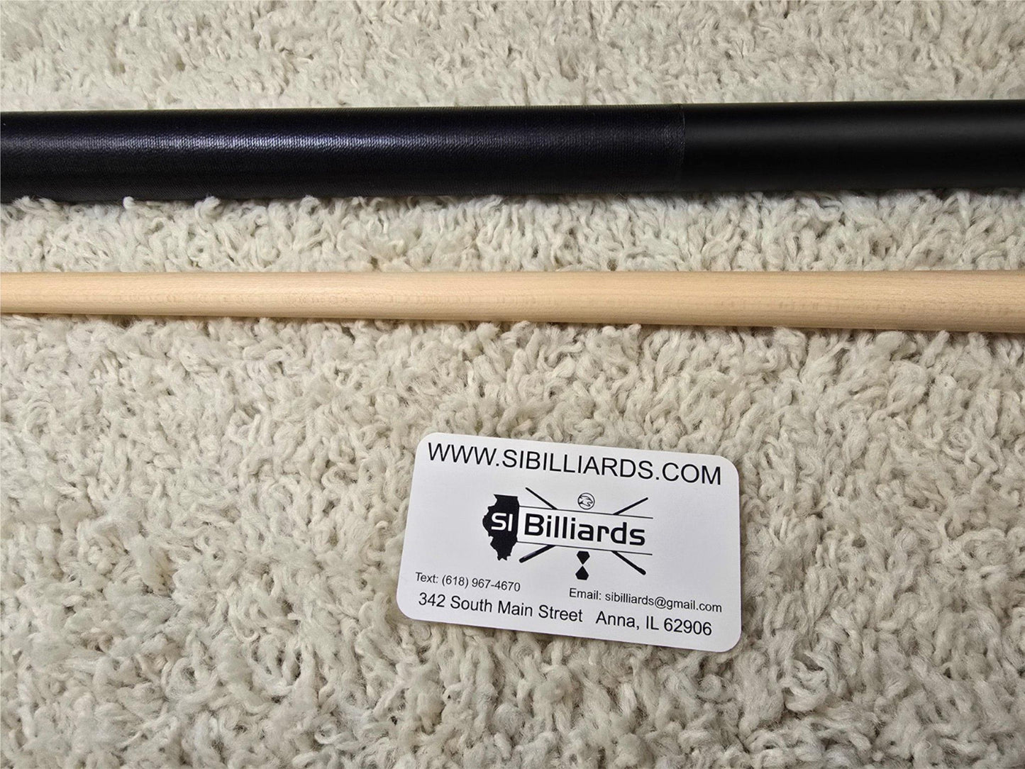 K2 Pool KLB12 Cue Matte Black With Gold W/ K2 LD 12.5MM Shaft!