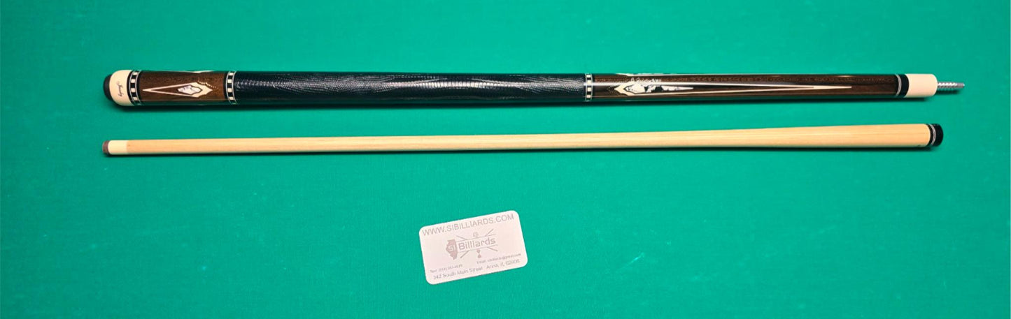 Jacoby HB8 V2 Zircote Cue w/ 284 Inlays + 12.75mm Ultra Shaft & Case - Free Ship