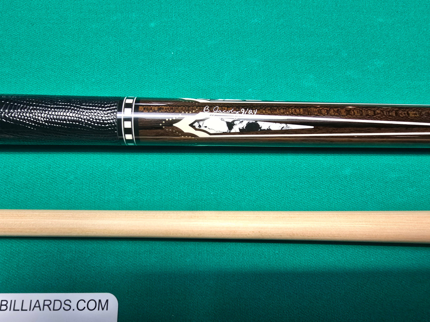 Jacoby HB8 V2 Zircote Cue w/ 284 Inlays + 12.75mm Ultra Shaft & Case - Free Ship