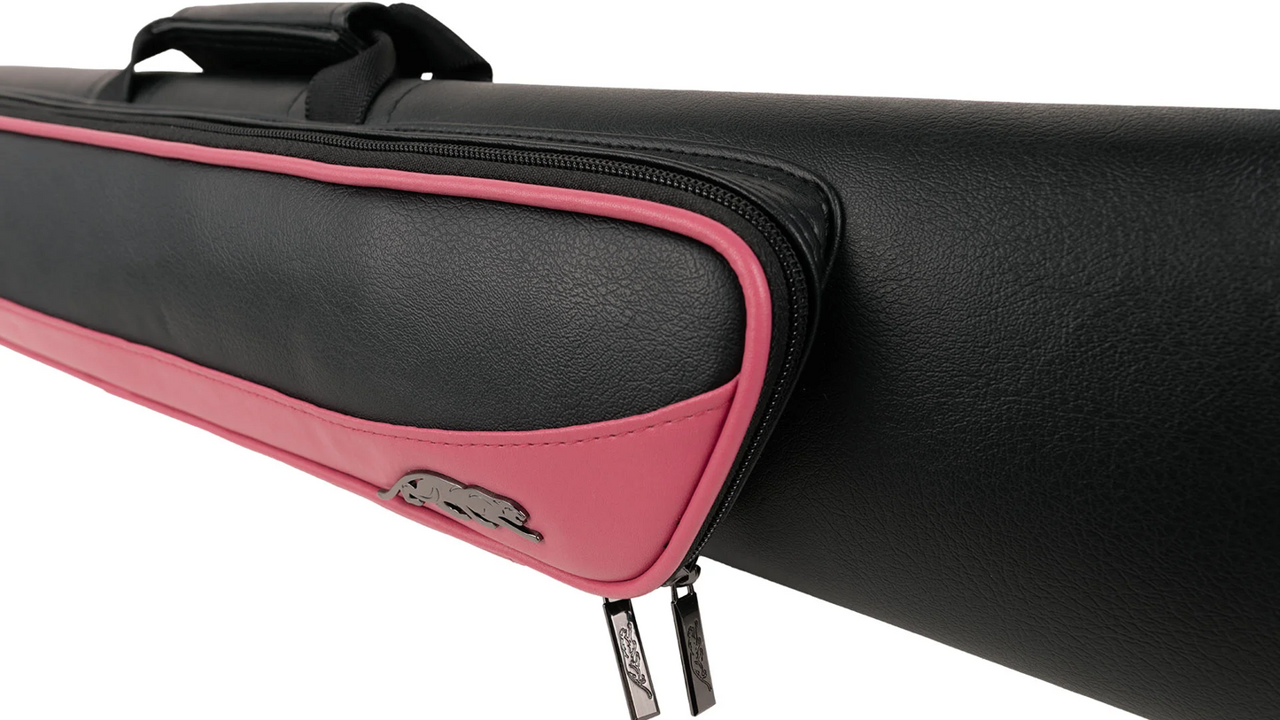 Predator Roadline Black/Pink Pool Cue Hard Case - 2 Butts x 4 Shafts New!!