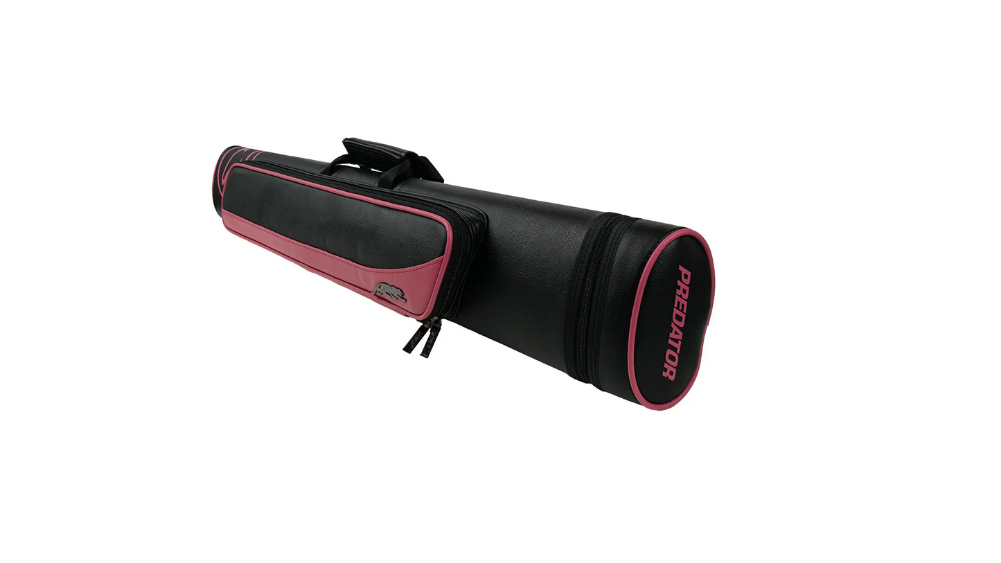 Predator Roadline Black/Pink Pool Cue Hard Case - 2 Butts x 4 Shafts New!!