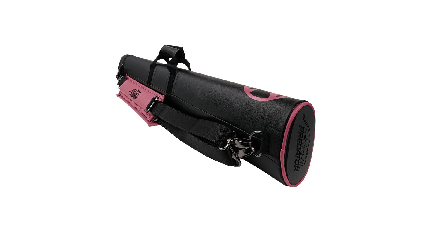 Predator Roadline Black/Pink Pool Cue Hard Case - 2 Butts x 4 Shafts New!!